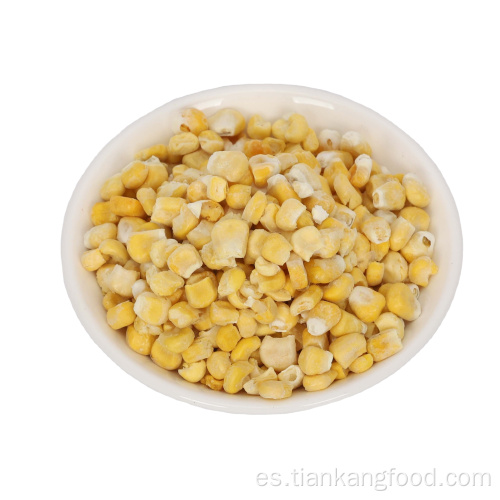 Granos de maíz super dulces secos congelados